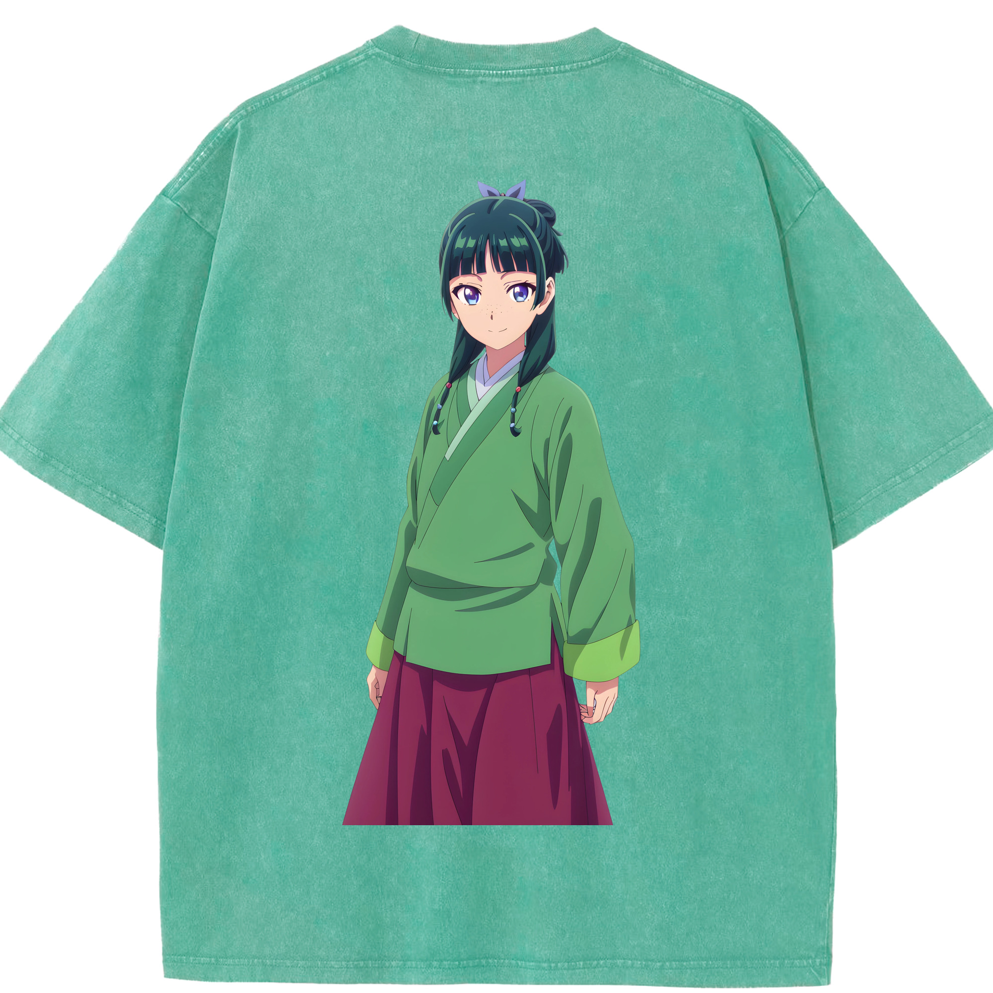 （画像用） 薬屋のひとりごと The Apothecary Diaries 綿100% ヴィンテージ風 半袖Tシャツ（背面プリント）